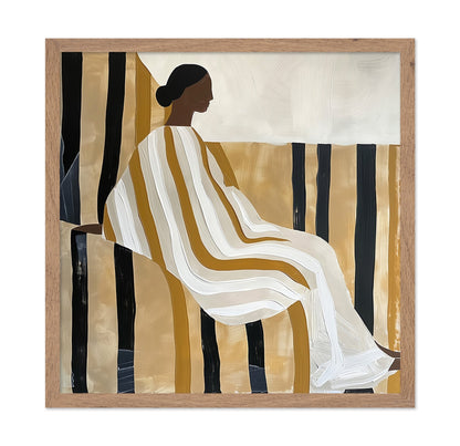 Elegant Striped Figure