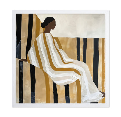 Elegant Striped Figure