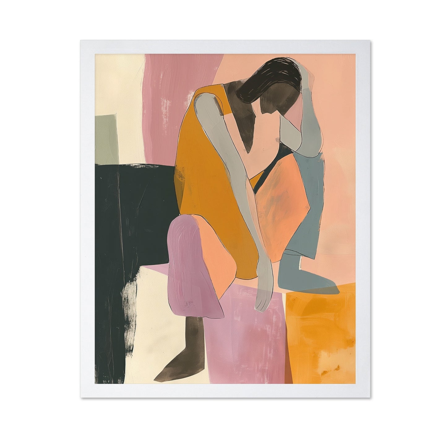 Thoughtful Seated Figure