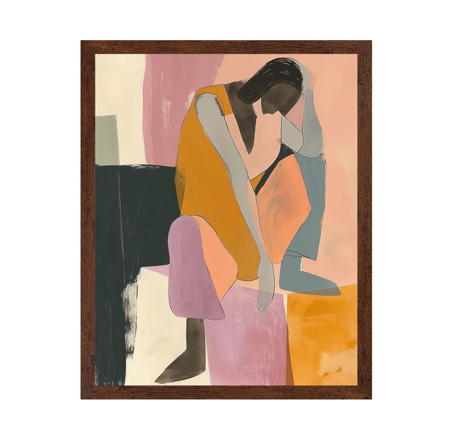 Thoughtful Seated Figure