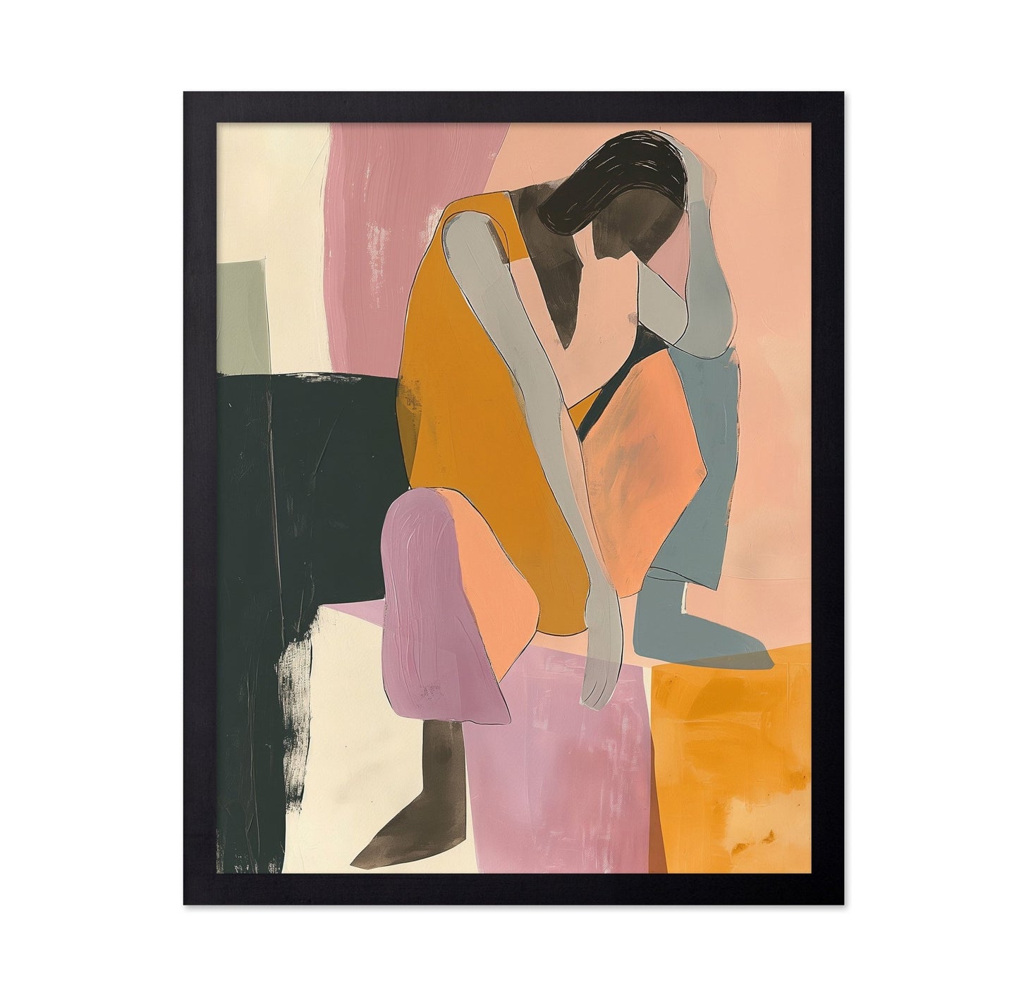 Thoughtful Seated Figure
