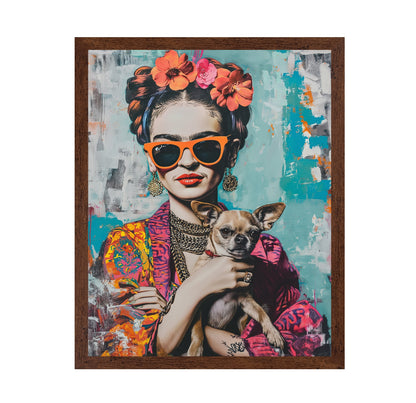 Chic Girl With Chihuahua