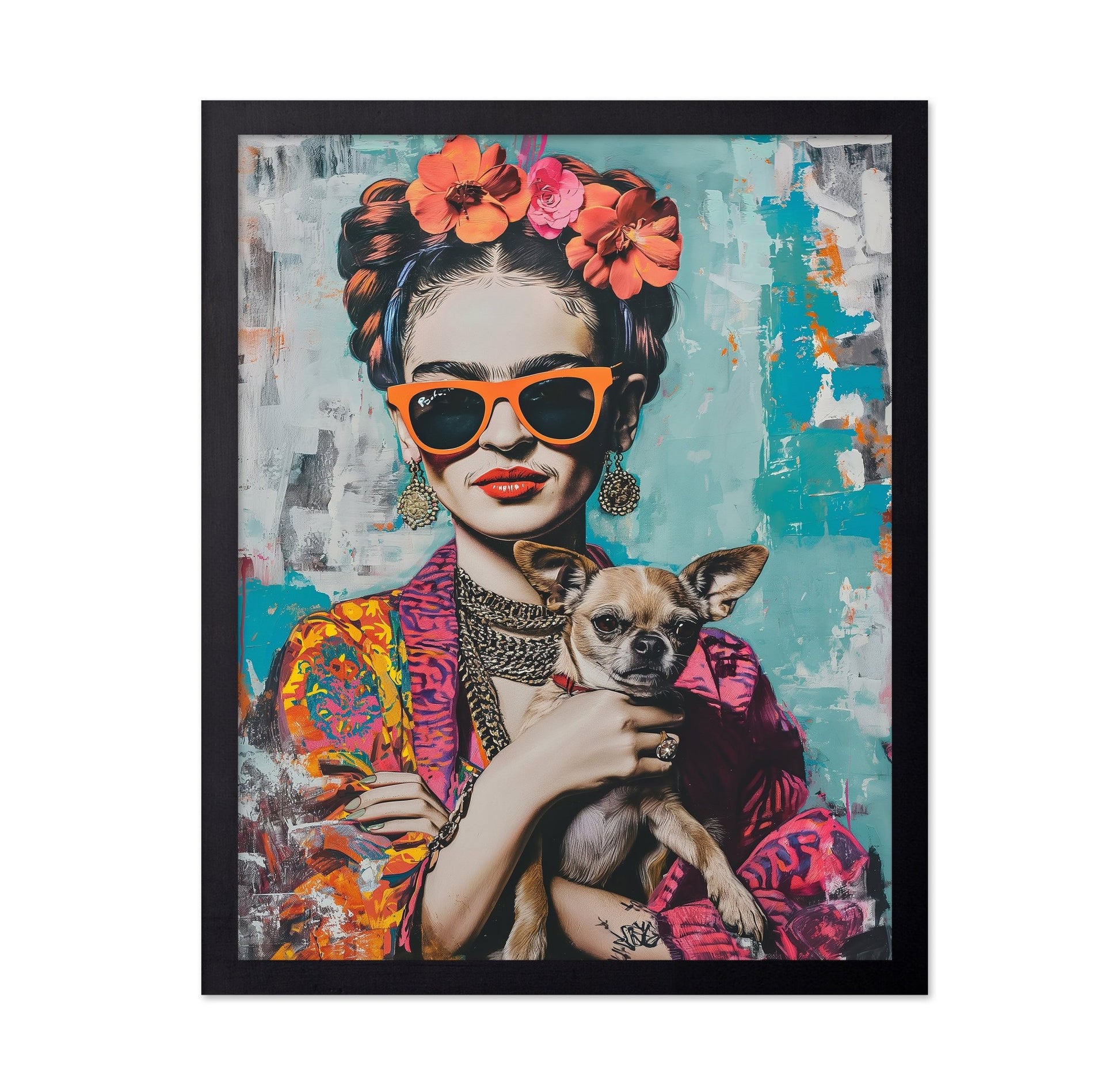 Chic Girl With Chihuahua