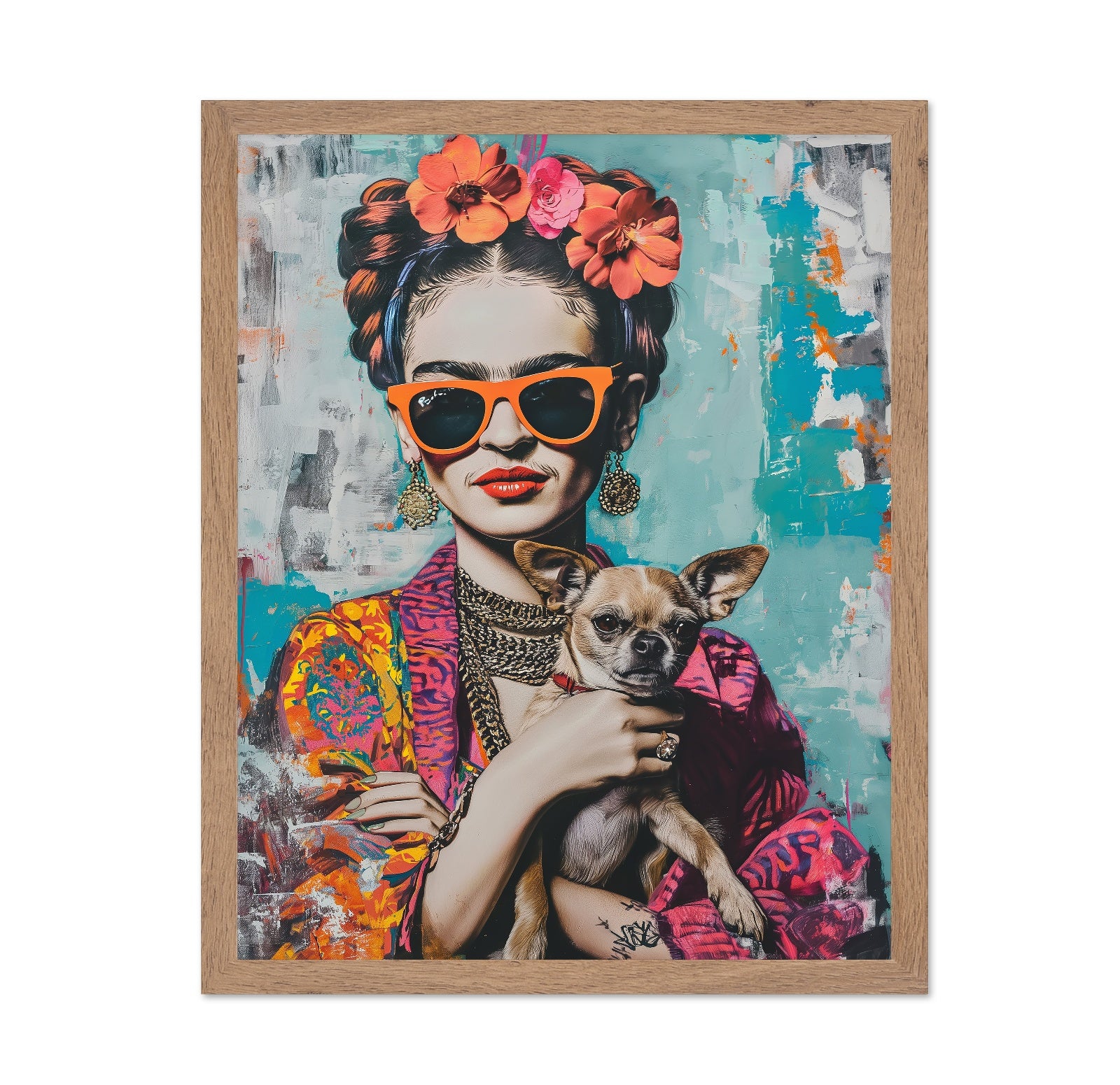 Chic Girl With Chihuahua