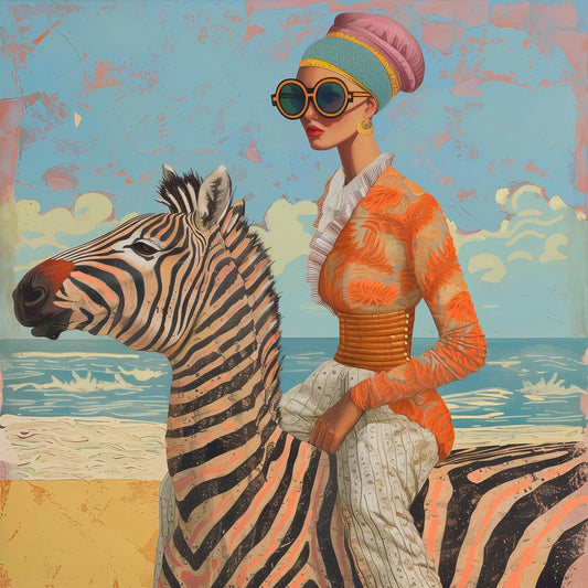 Zebra Beach Fashion