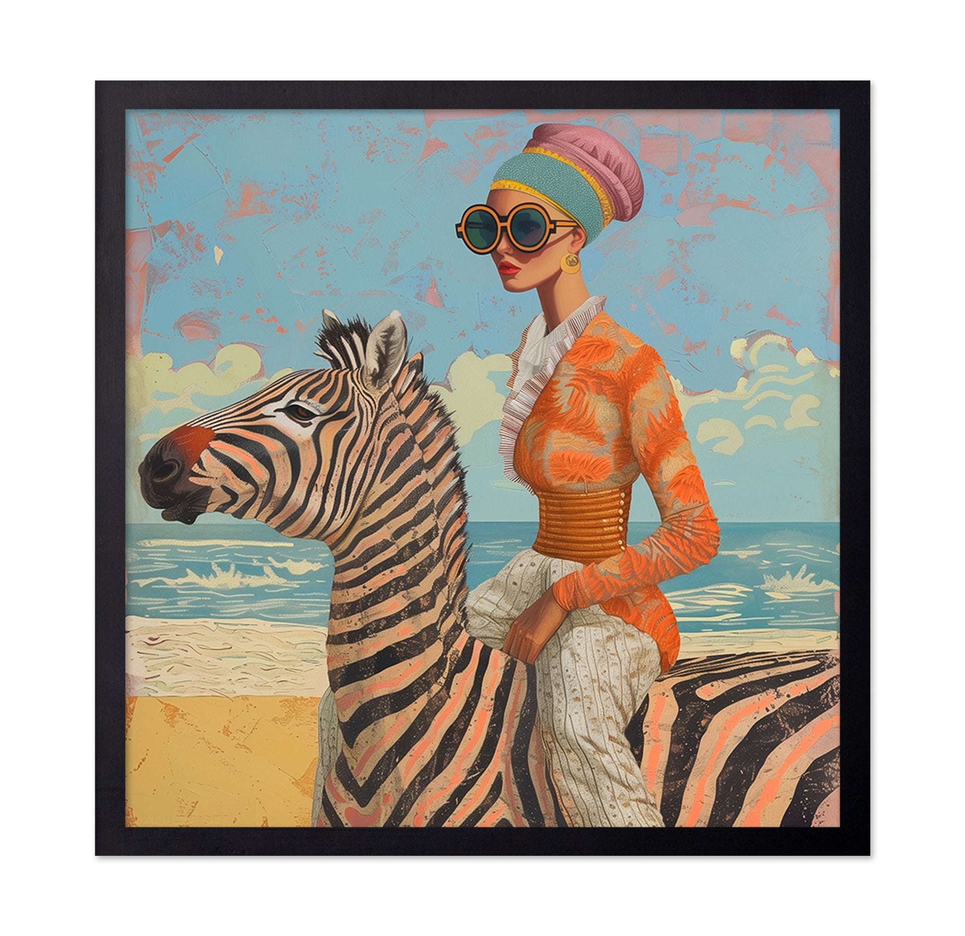 Zebra Beach Fashion