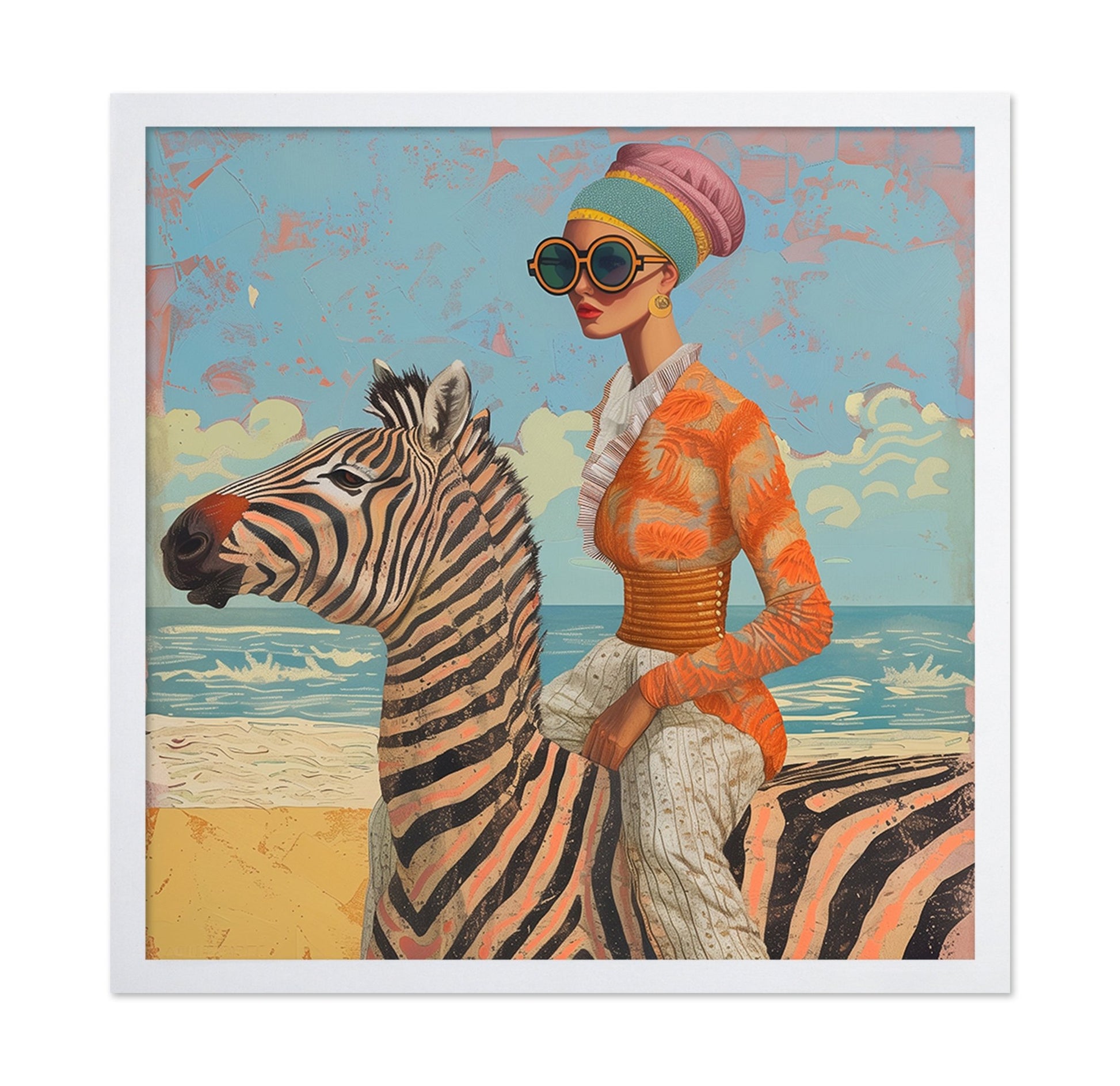 Zebra Beach Fashion