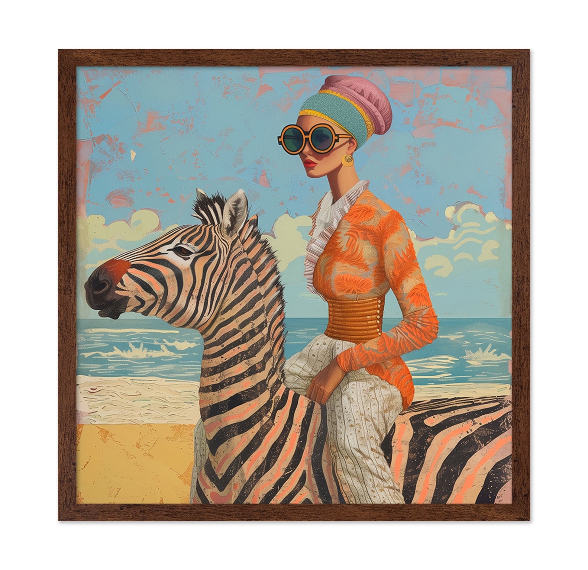 Zebra Beach Fashion