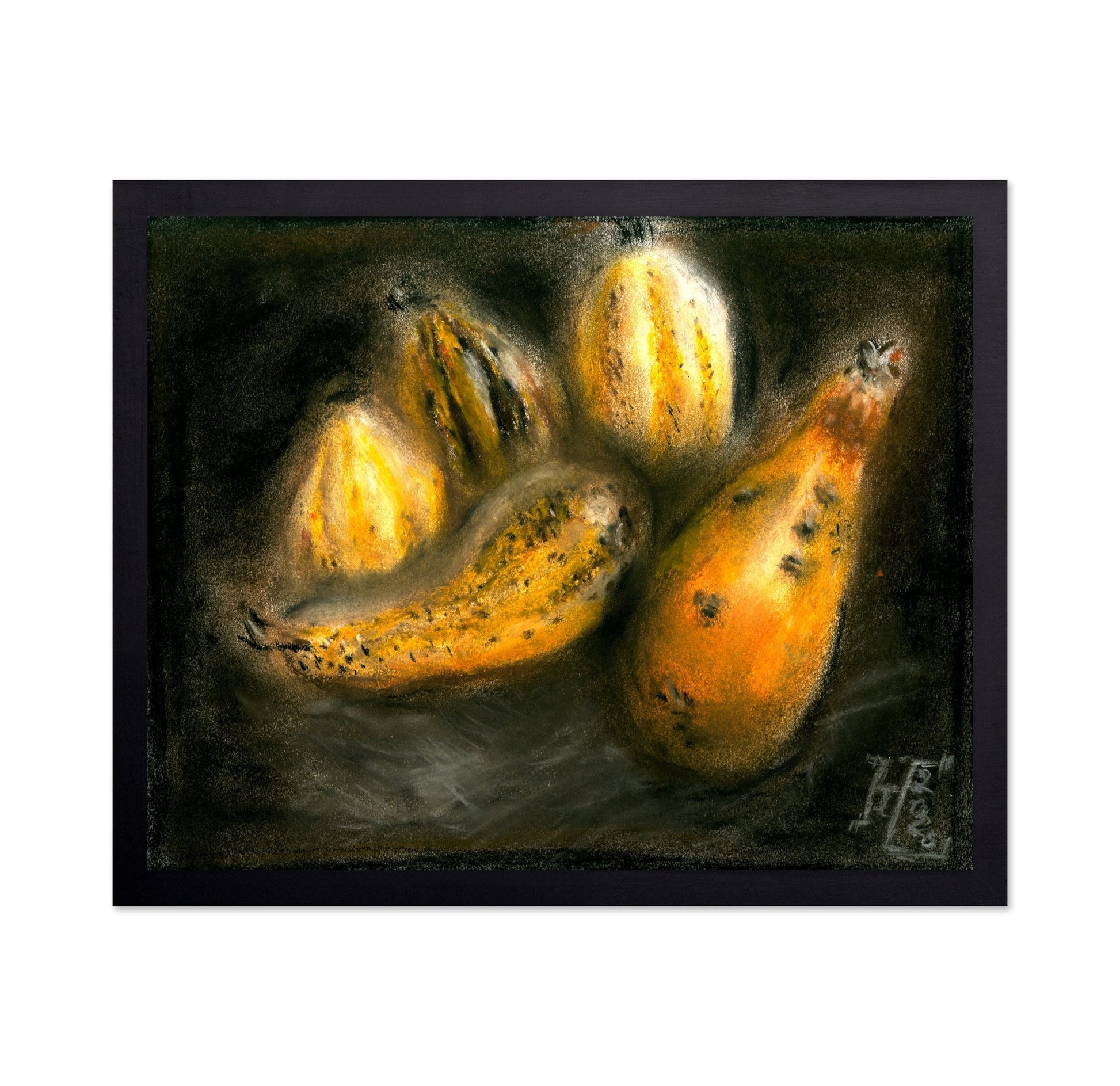 Golden Banana Still Life