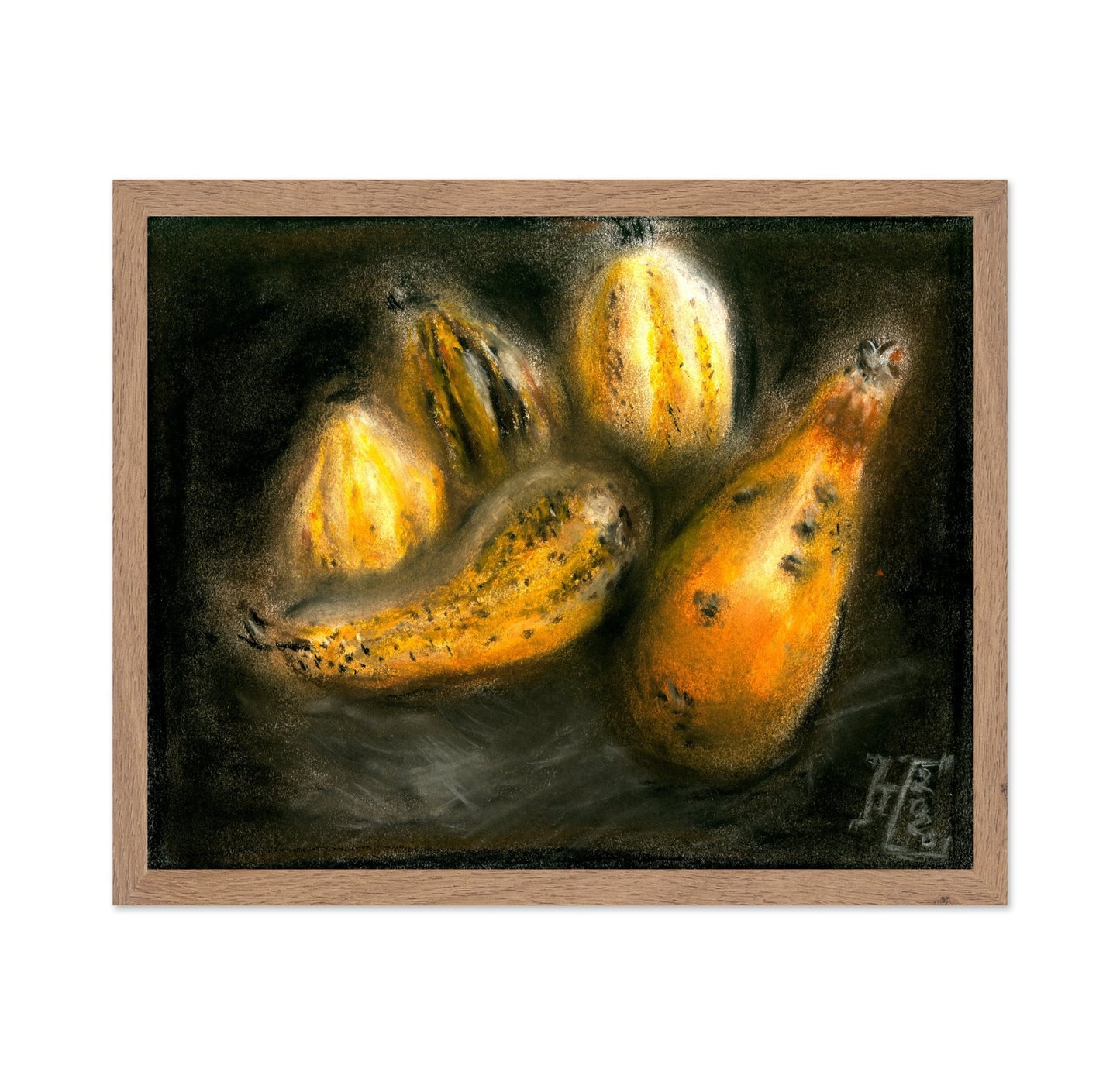 Golden Banana Still Life