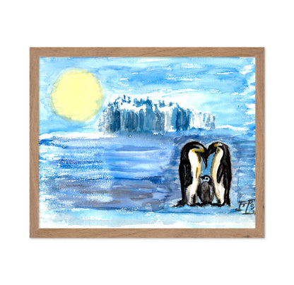 Penguin Family Ice