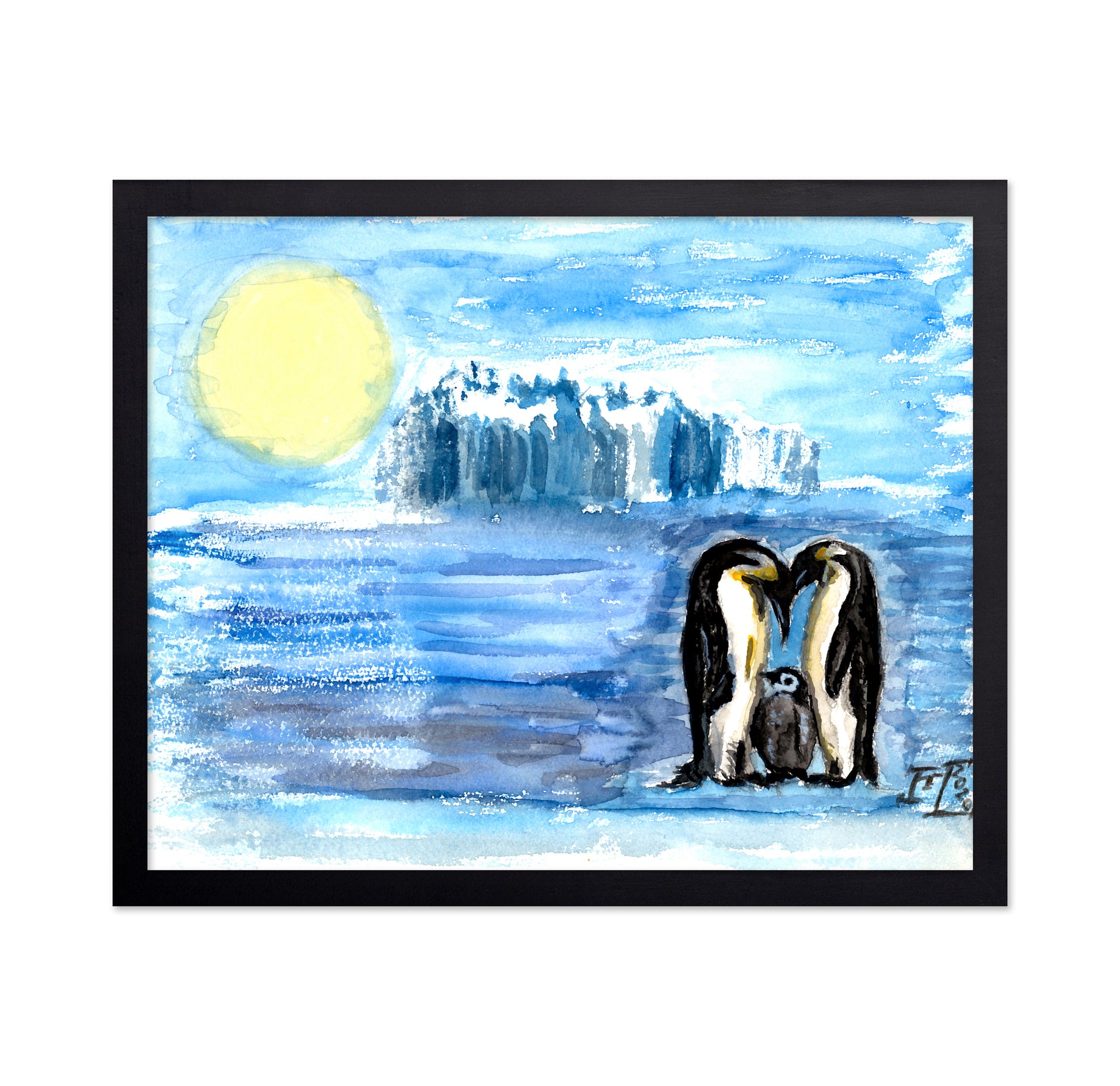 Penguin Family Ice