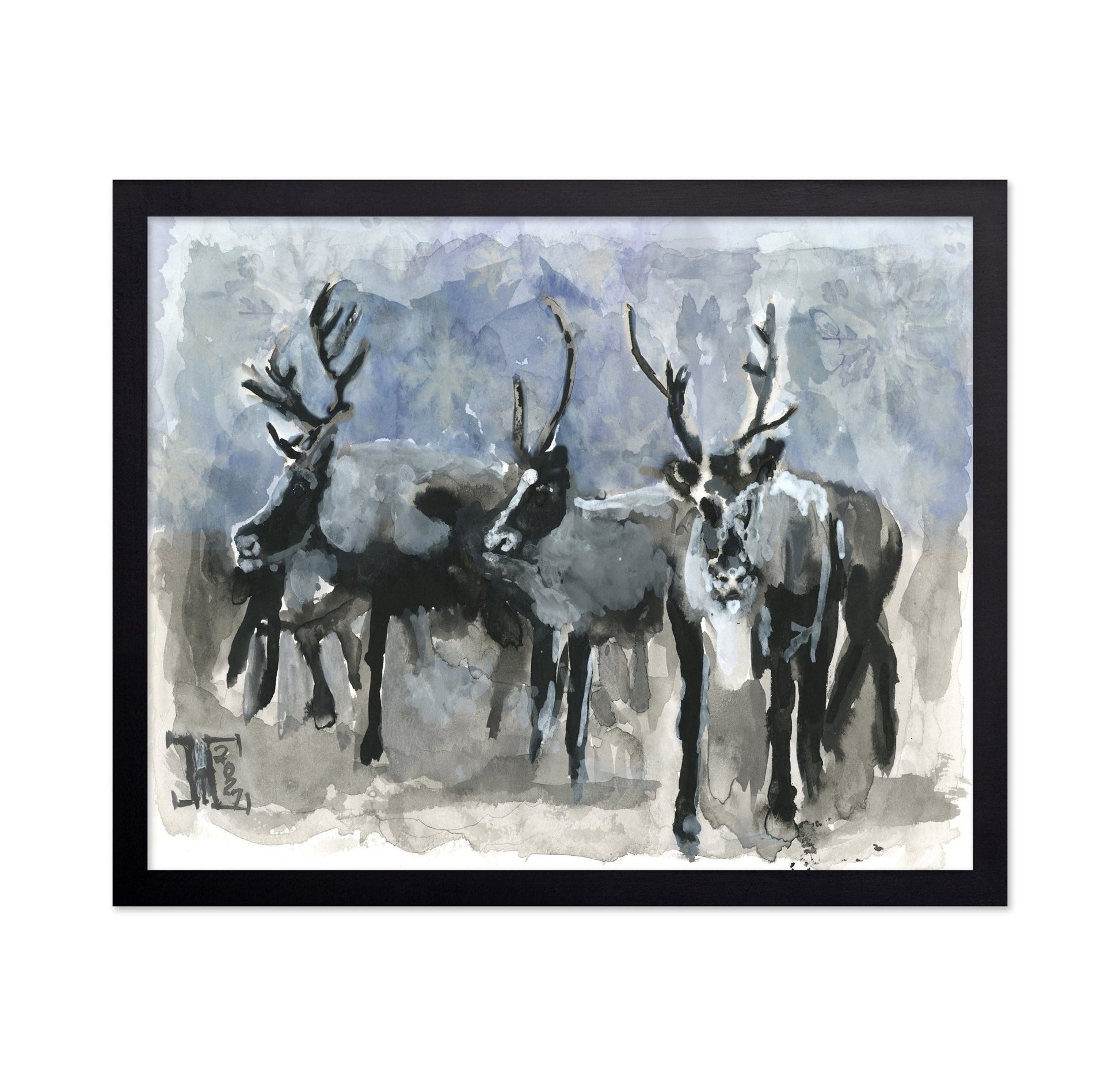 Arctic Reindeer Trio