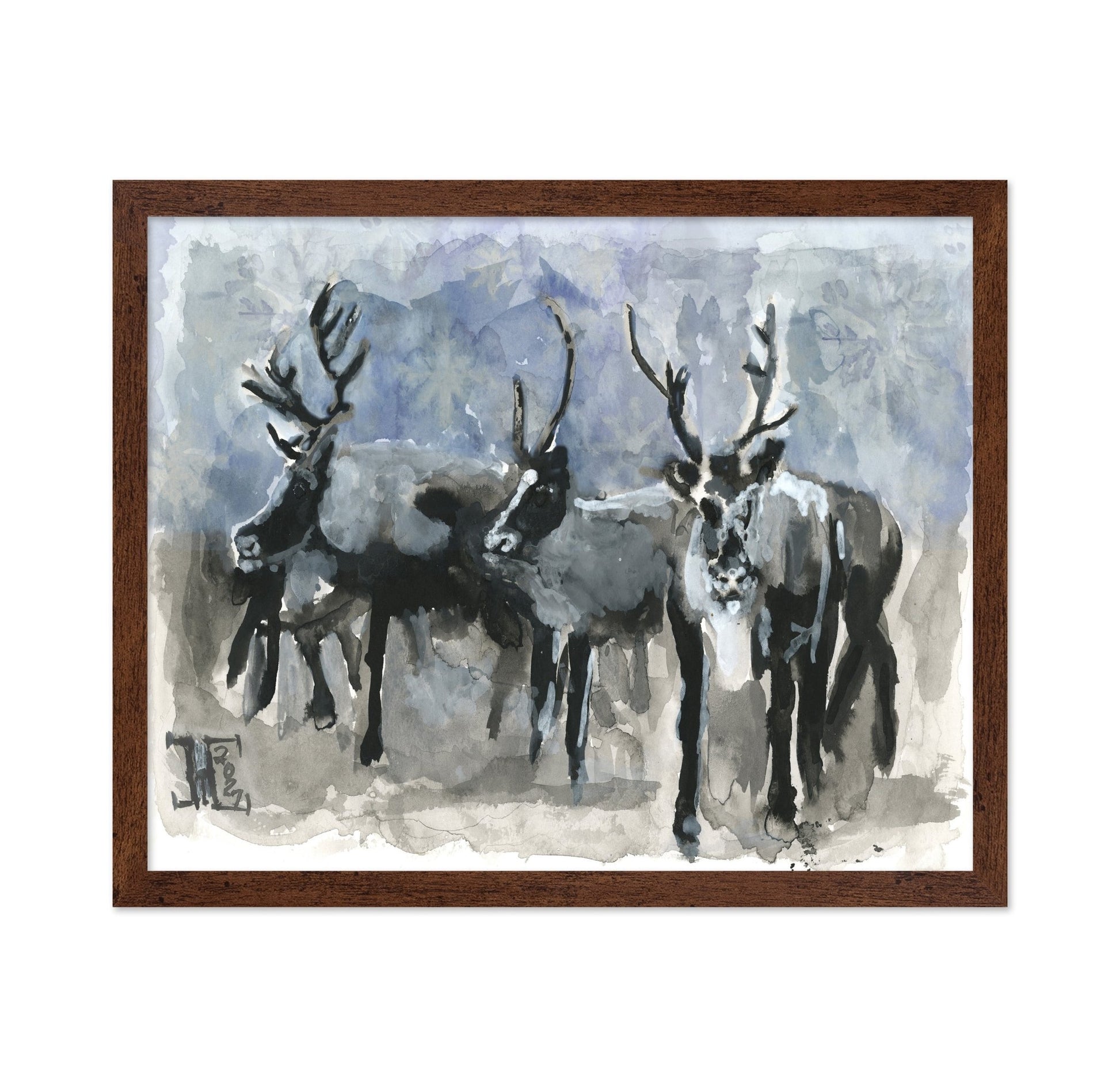 Arctic Reindeer Trio