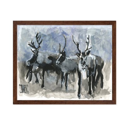 Arctic Reindeer Trio
