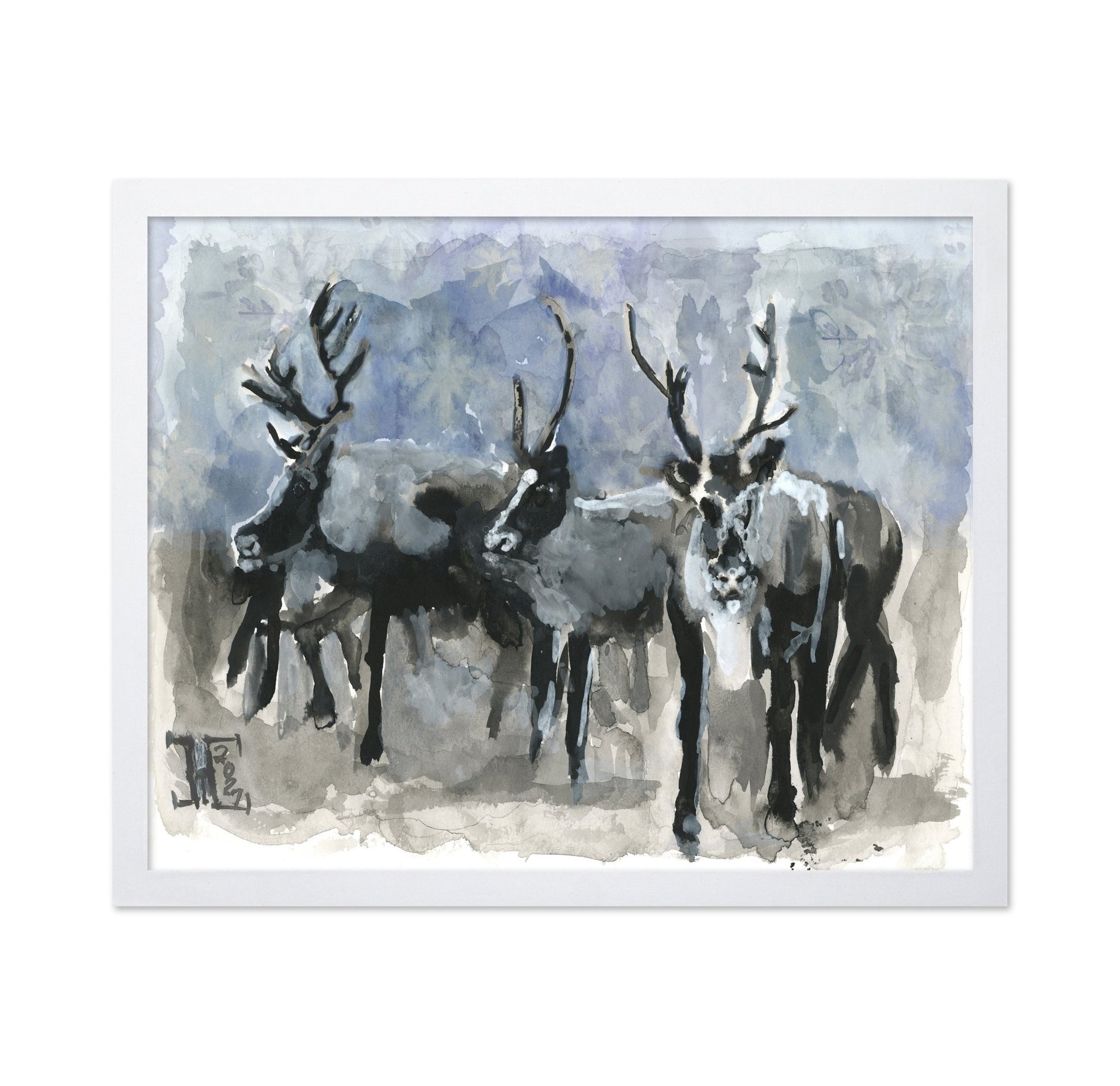 Arctic Reindeer Trio