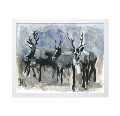 Arctic Reindeer Trio