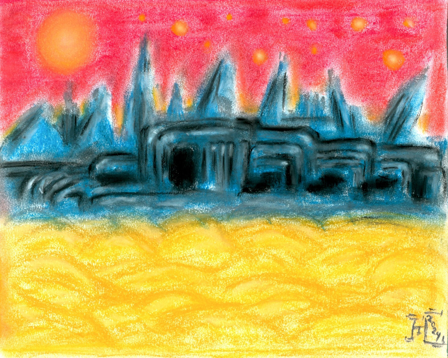 Sunset City Glow