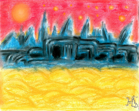 Sunset City Glow