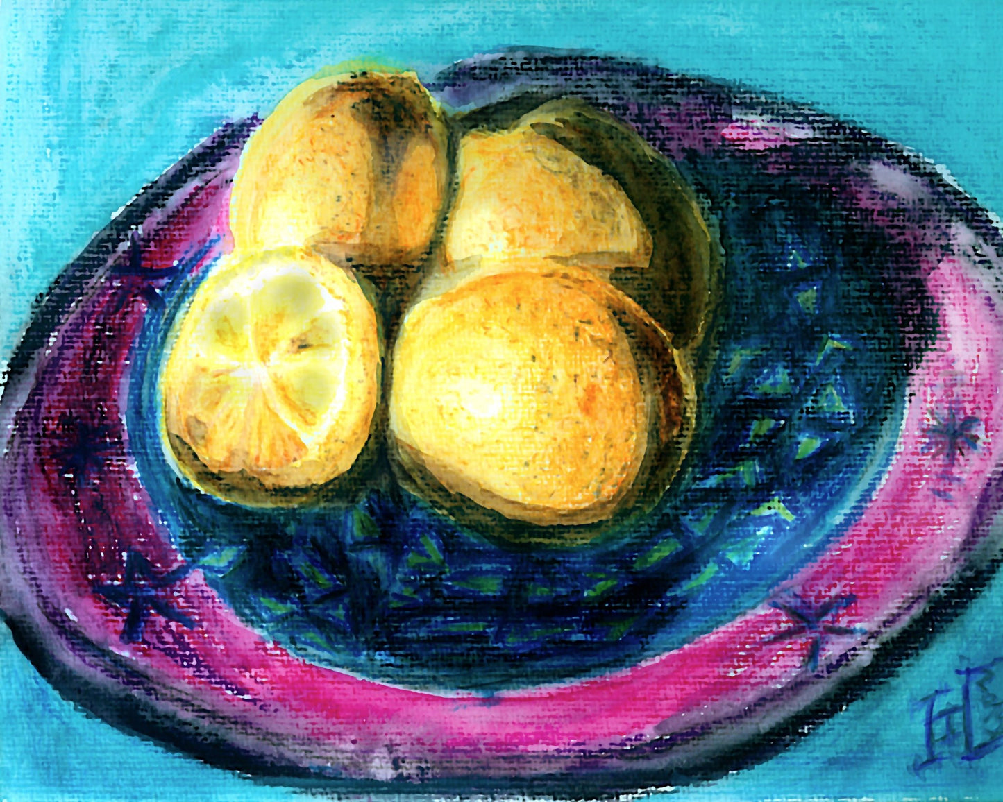 Lemon Plate Still Life
