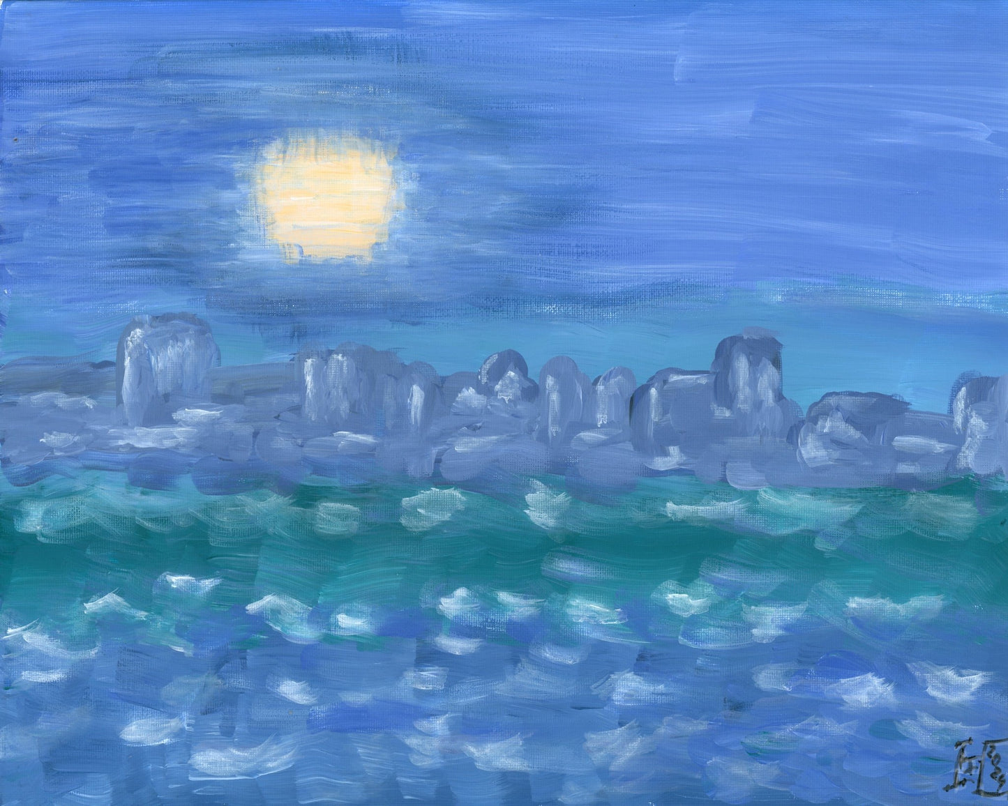 Coastal Blue Horizon No2