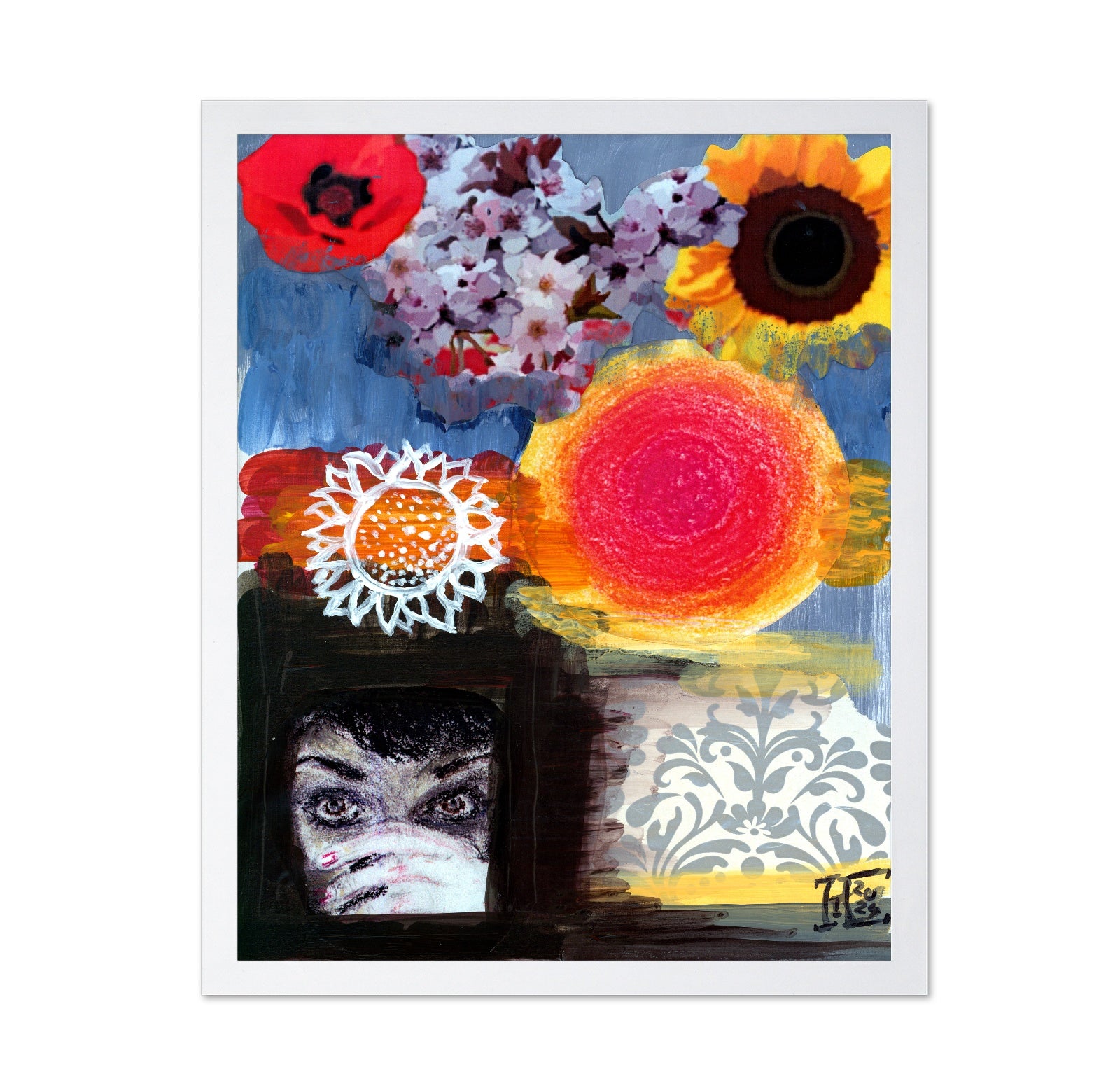Surreal Floral Collage