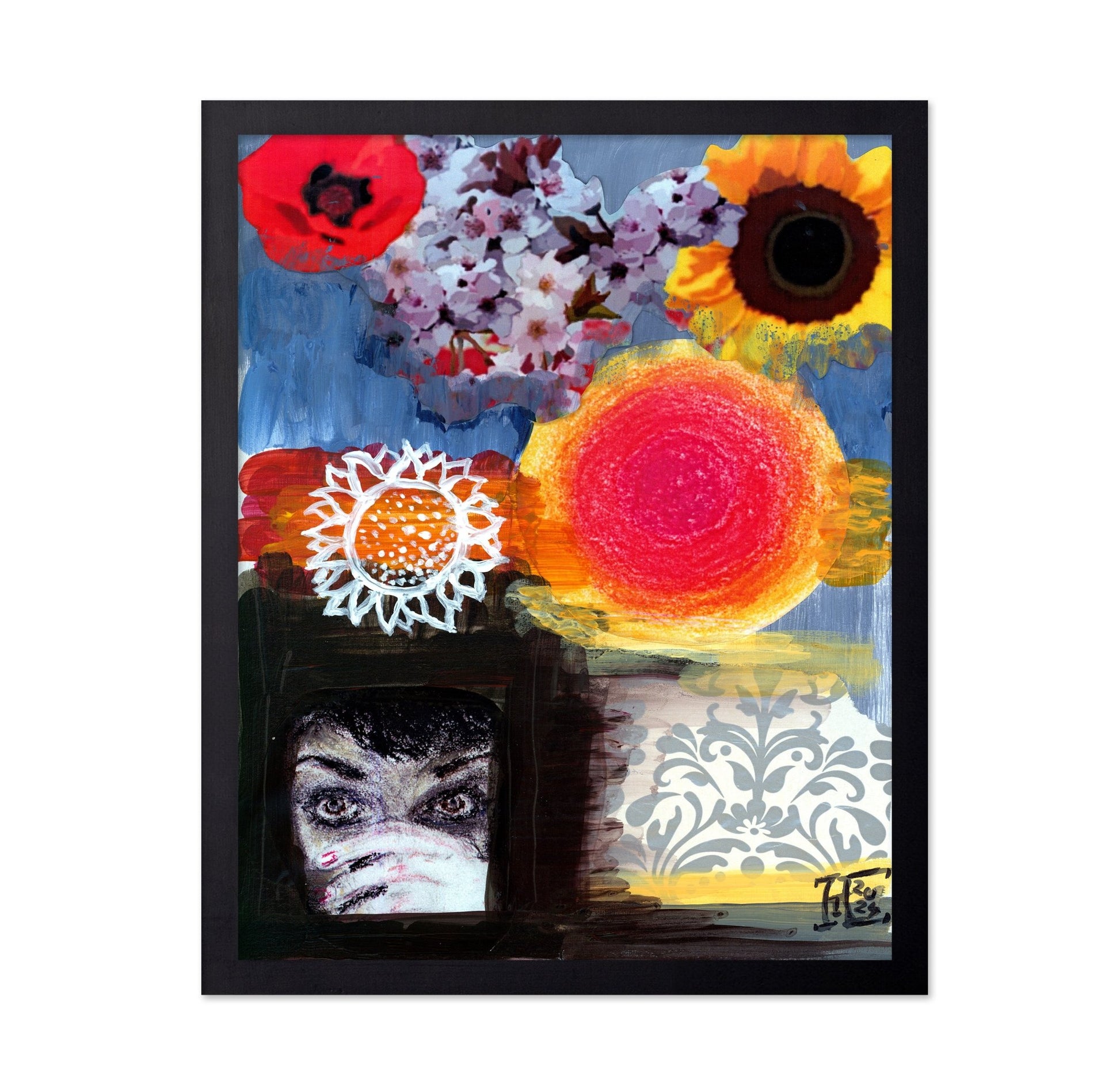 Surreal Floral Collage