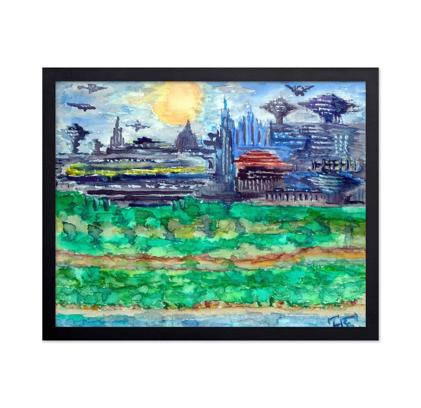 Futuristic City Horizon