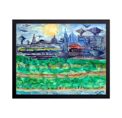 Futuristic City Horizon