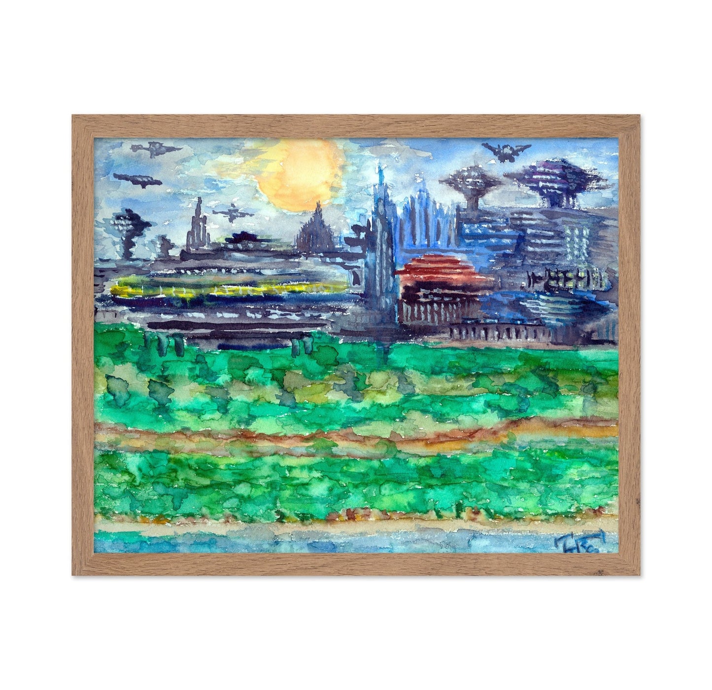 Futuristic City Horizon