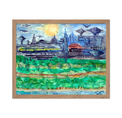 Futuristic City Horizon