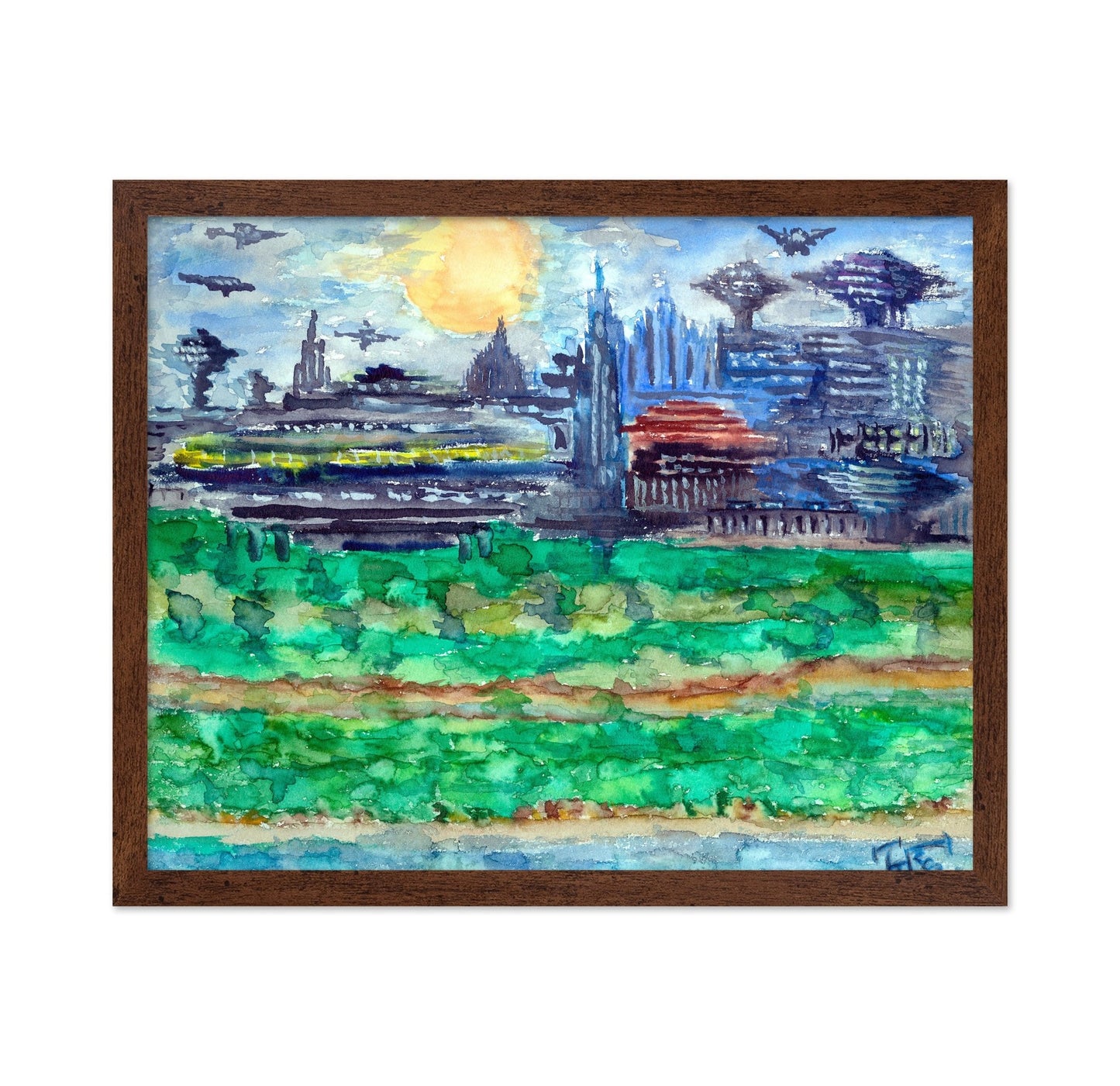 Futuristic City Horizon