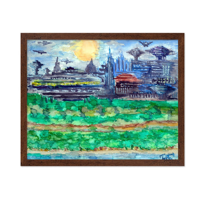 Futuristic City Horizon