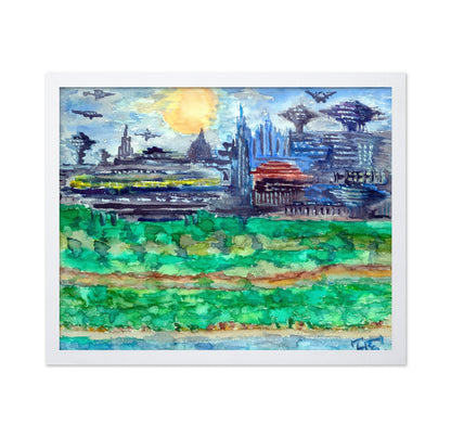 Futuristic City Horizon