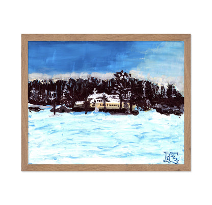 Winter Cabin Snowfield