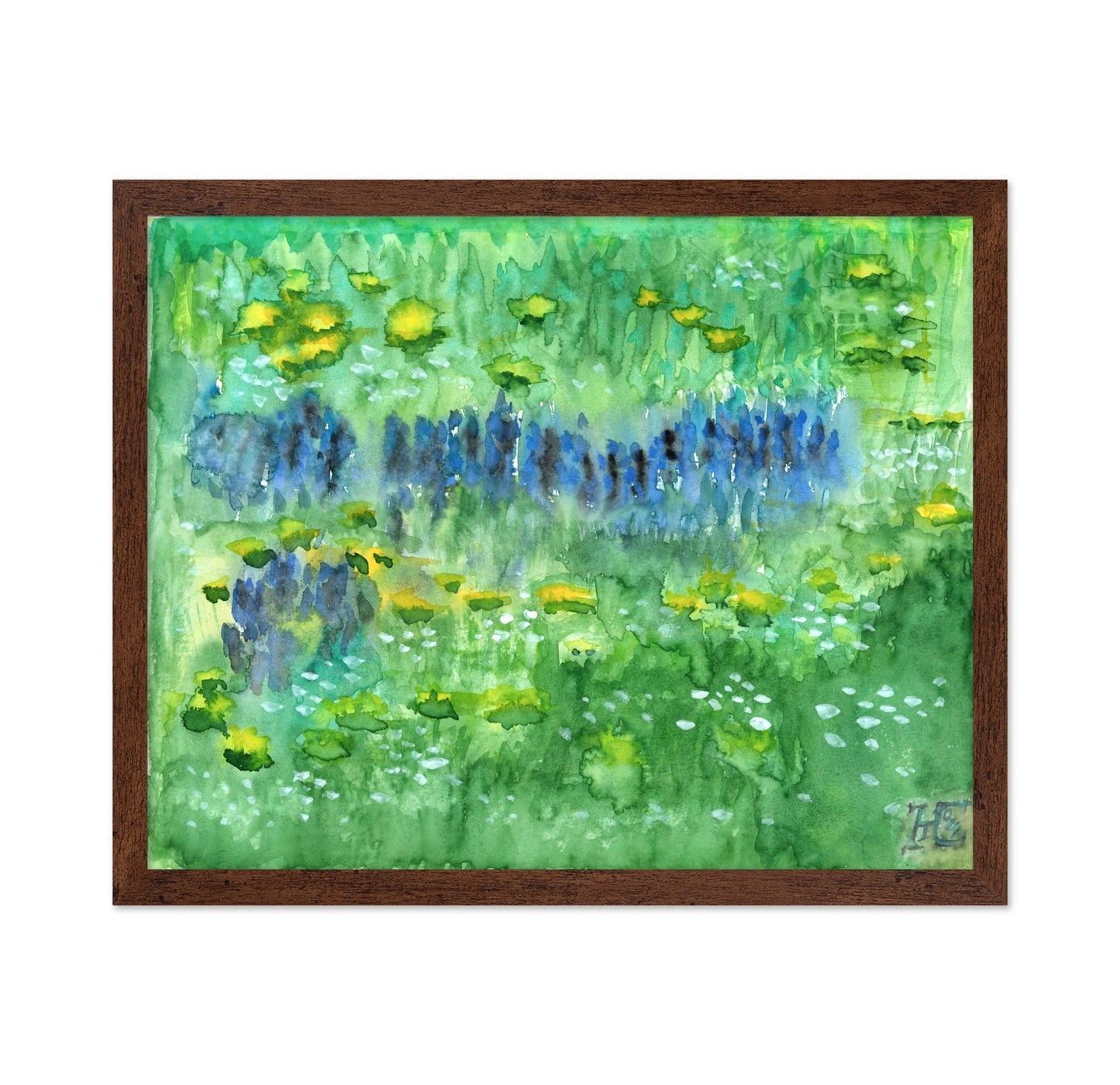 Green Meadow Reflections