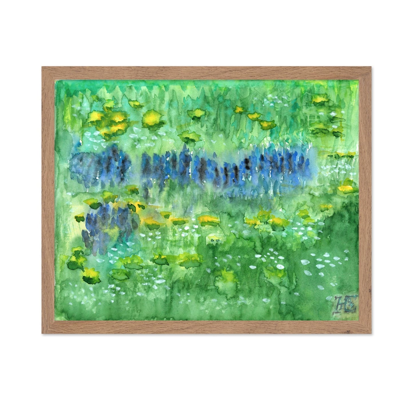 Green Meadow Reflections