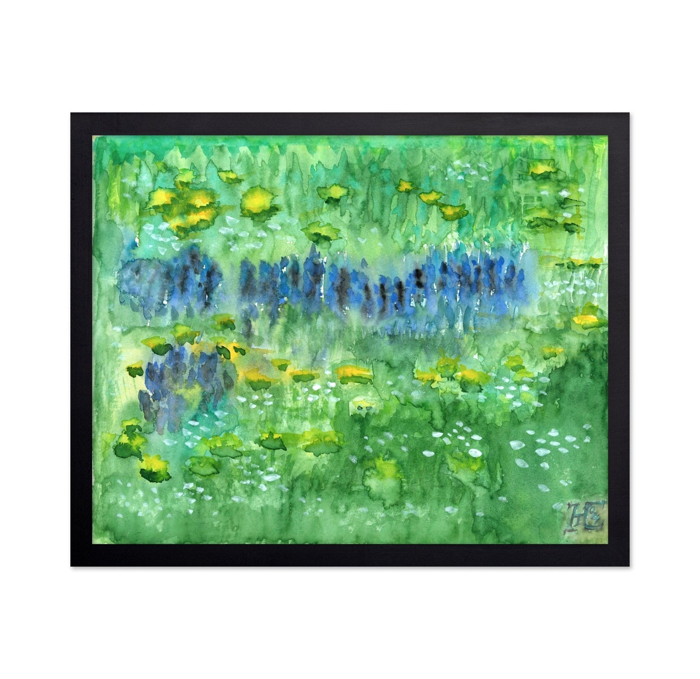 Green Meadow Reflections