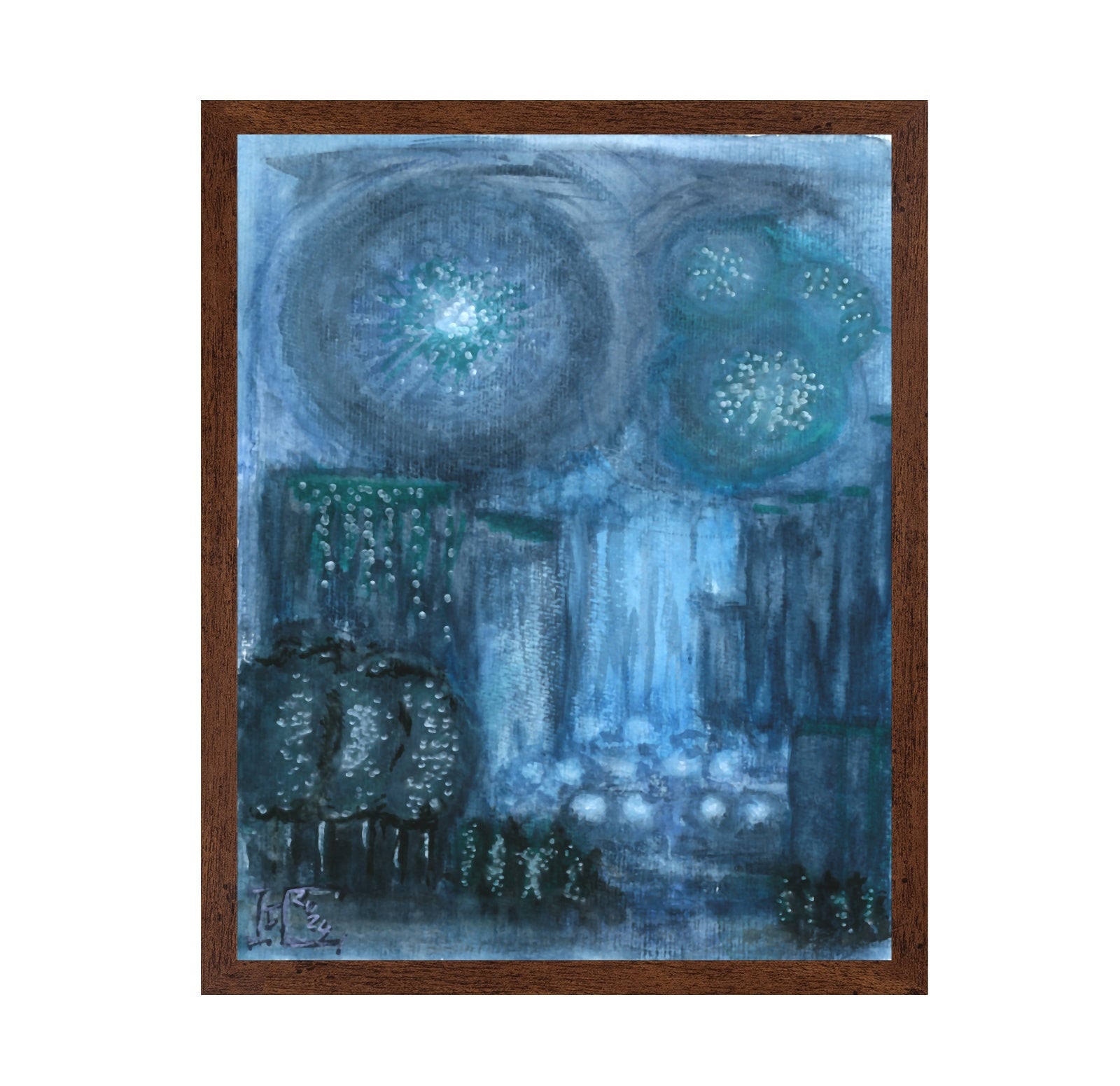 Blue Abstract Lights