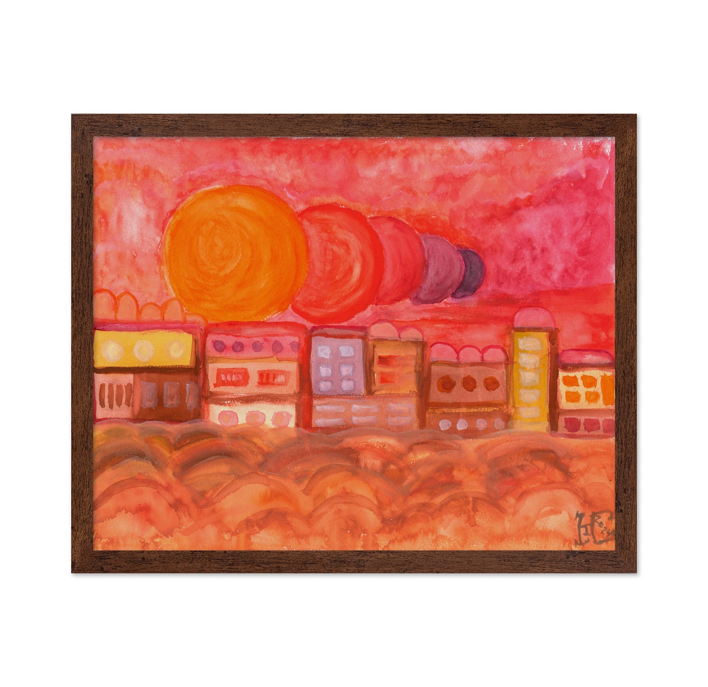 Sunset Cityscape