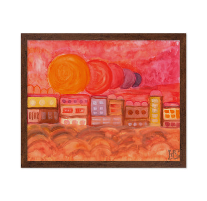 Sunset Cityscape
