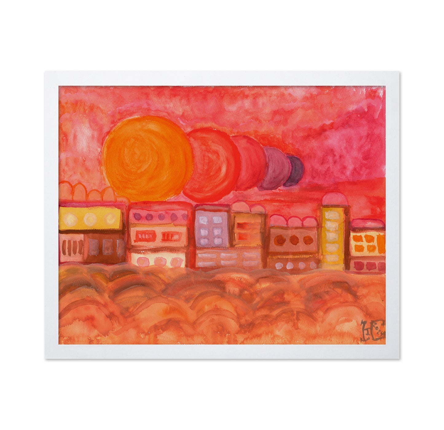 Sunset Cityscape