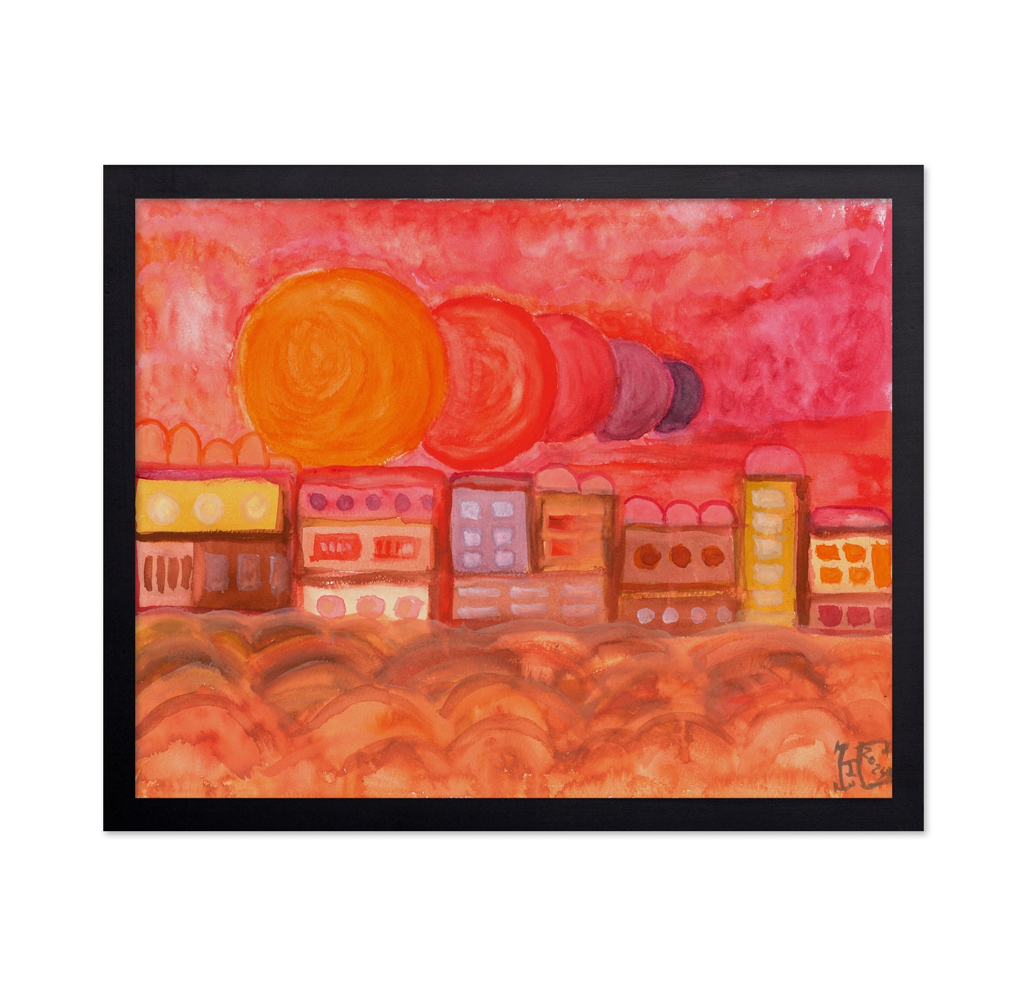 Sunset Cityscape