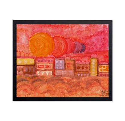 Sunset Cityscape