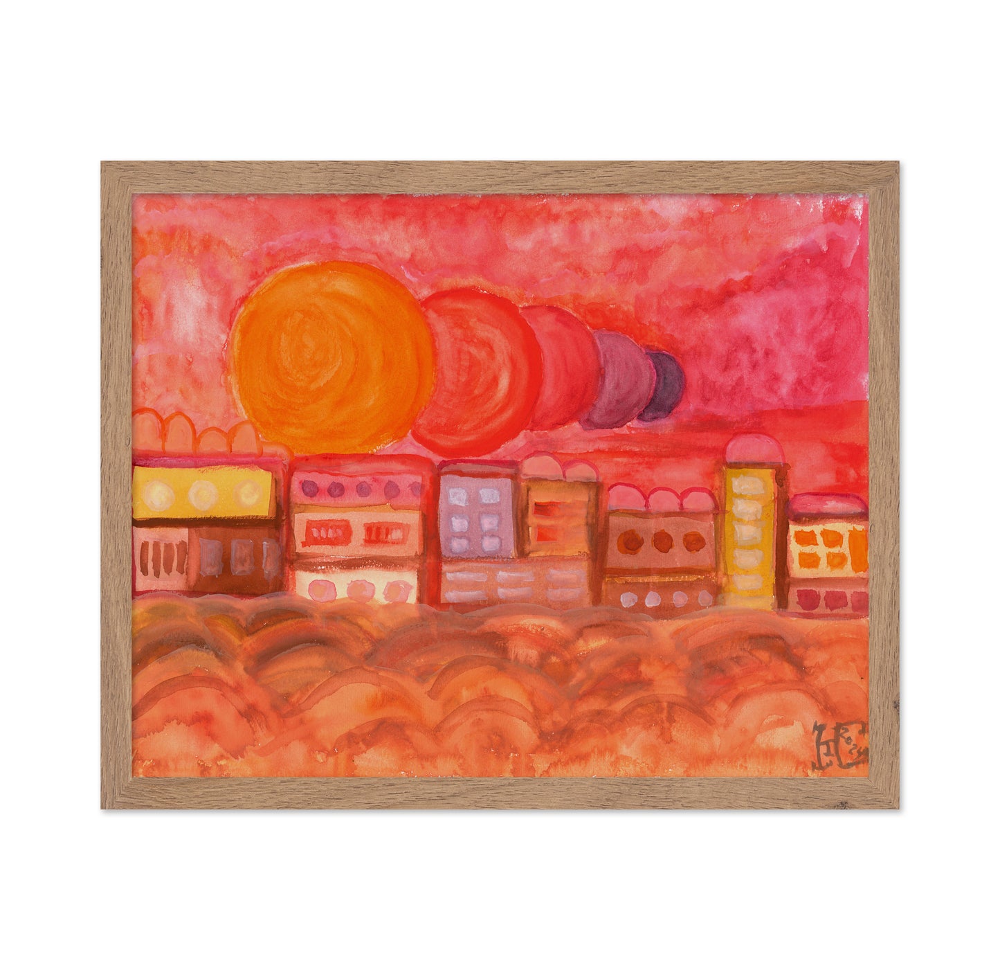 Sunset Cityscape