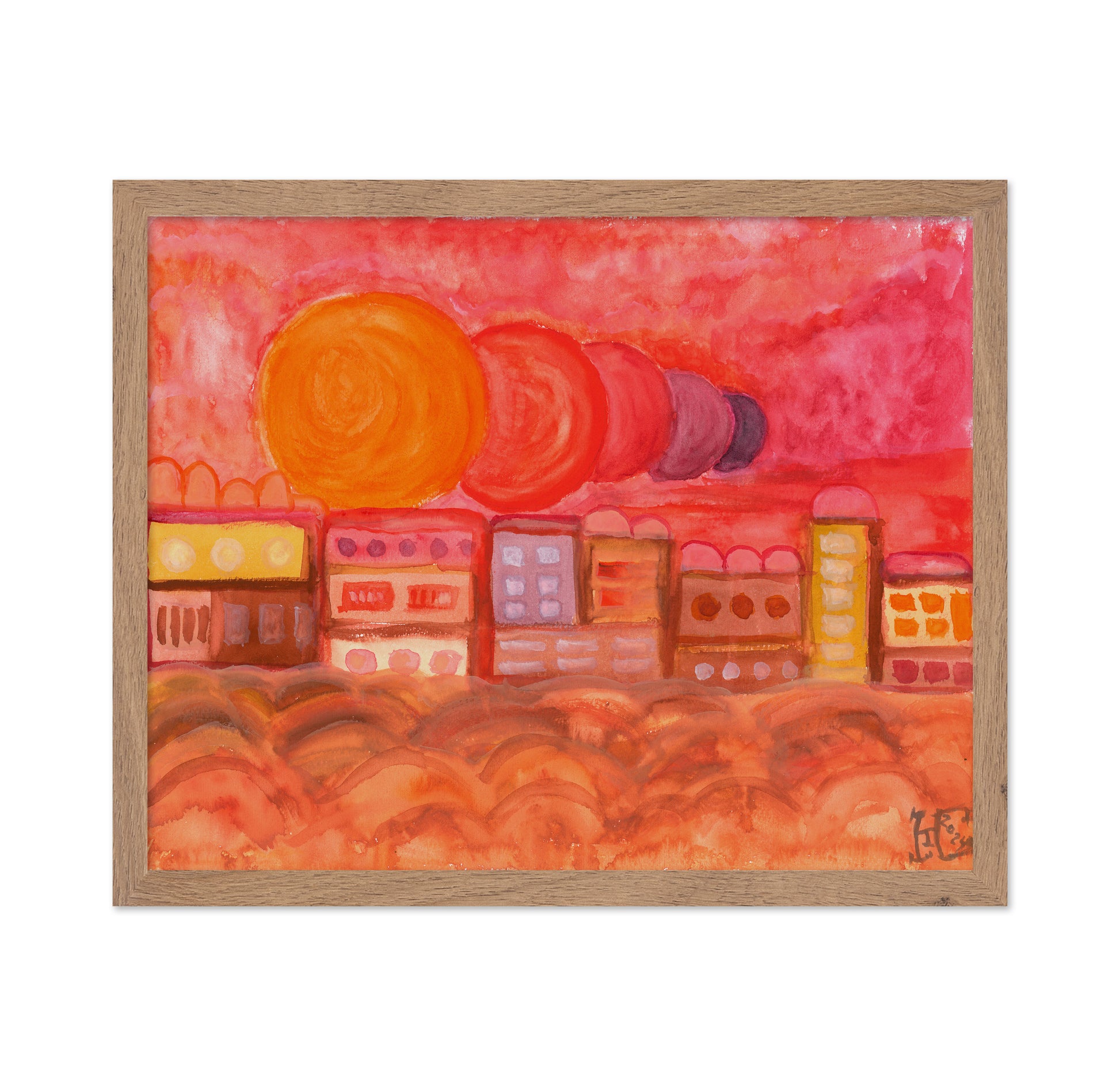 Sunset Cityscape