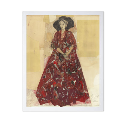 Woman in Red Dress No1