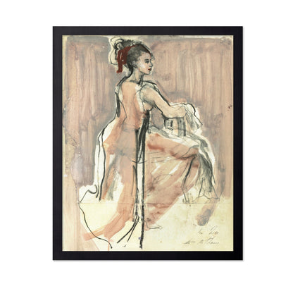 Seated Woman Profile