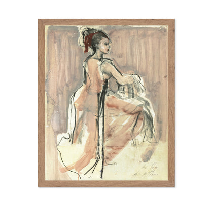 Seated Woman Profile