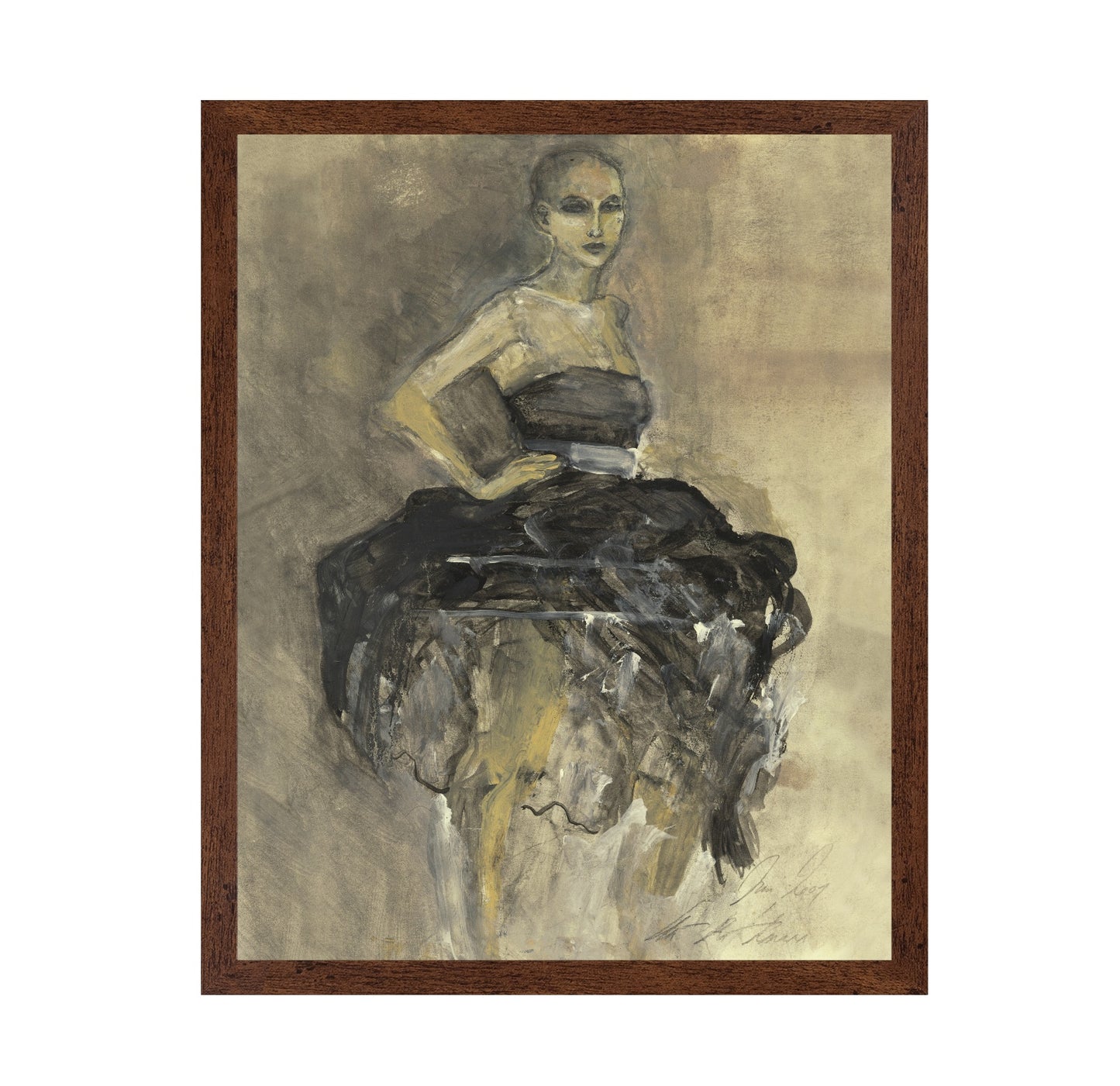Elegant Seated Figure